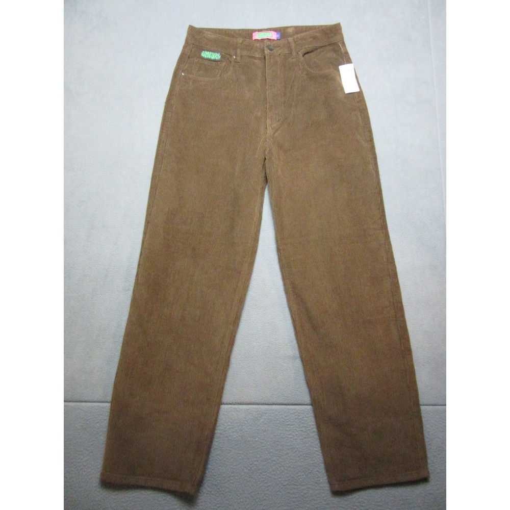 Empyre Pants Womens 12 Brown Tori Sk8 Carafe Corduroy Loose Fit Baggy Zumiez